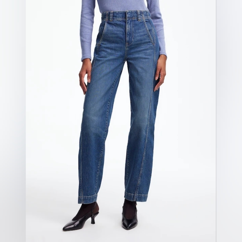 Madewell‎ Tapered Denim Trousers size 32 $148
